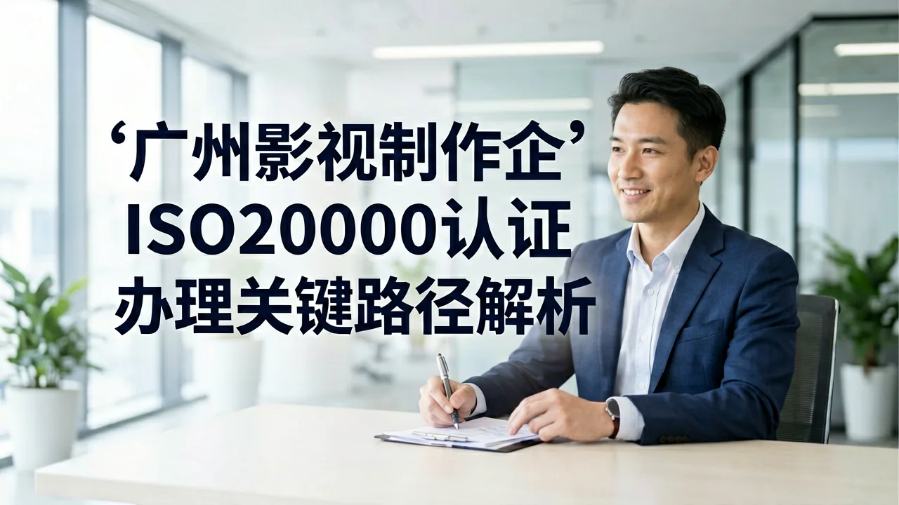 广州影视制作企业ISO20000认证办理关键路径解析
